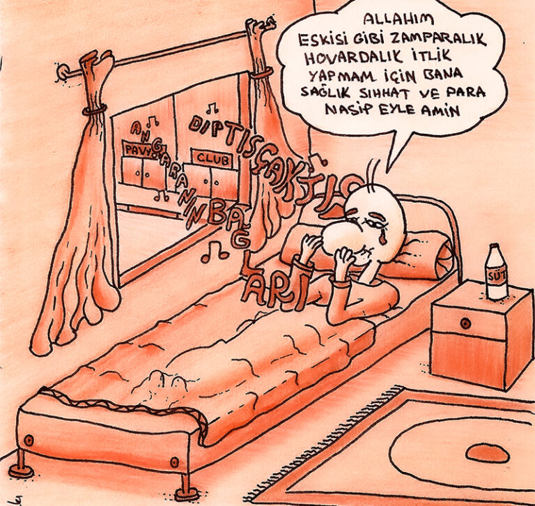 Zor günlerden geçen eski bir zampara