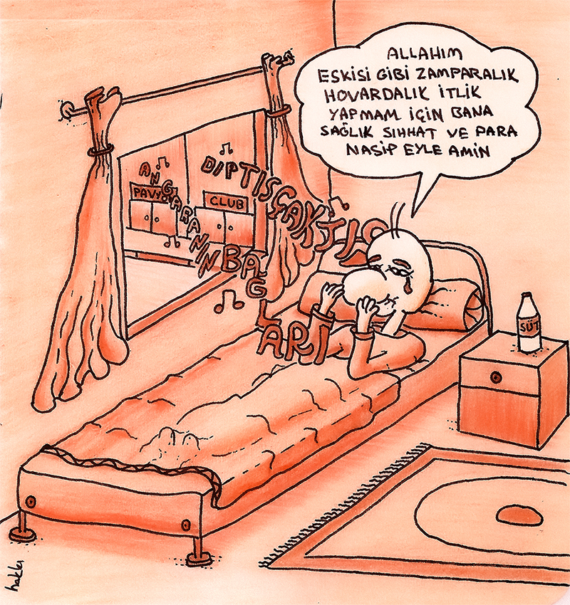 Zor günlerden geçen eski bir zampara